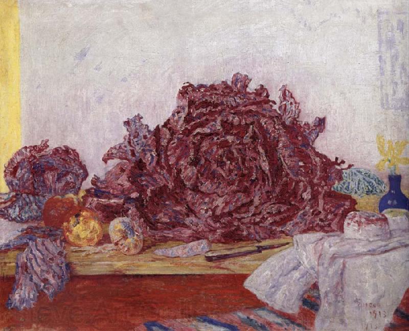 James Ensor Red Cabbages and Onion Norge oil painting art